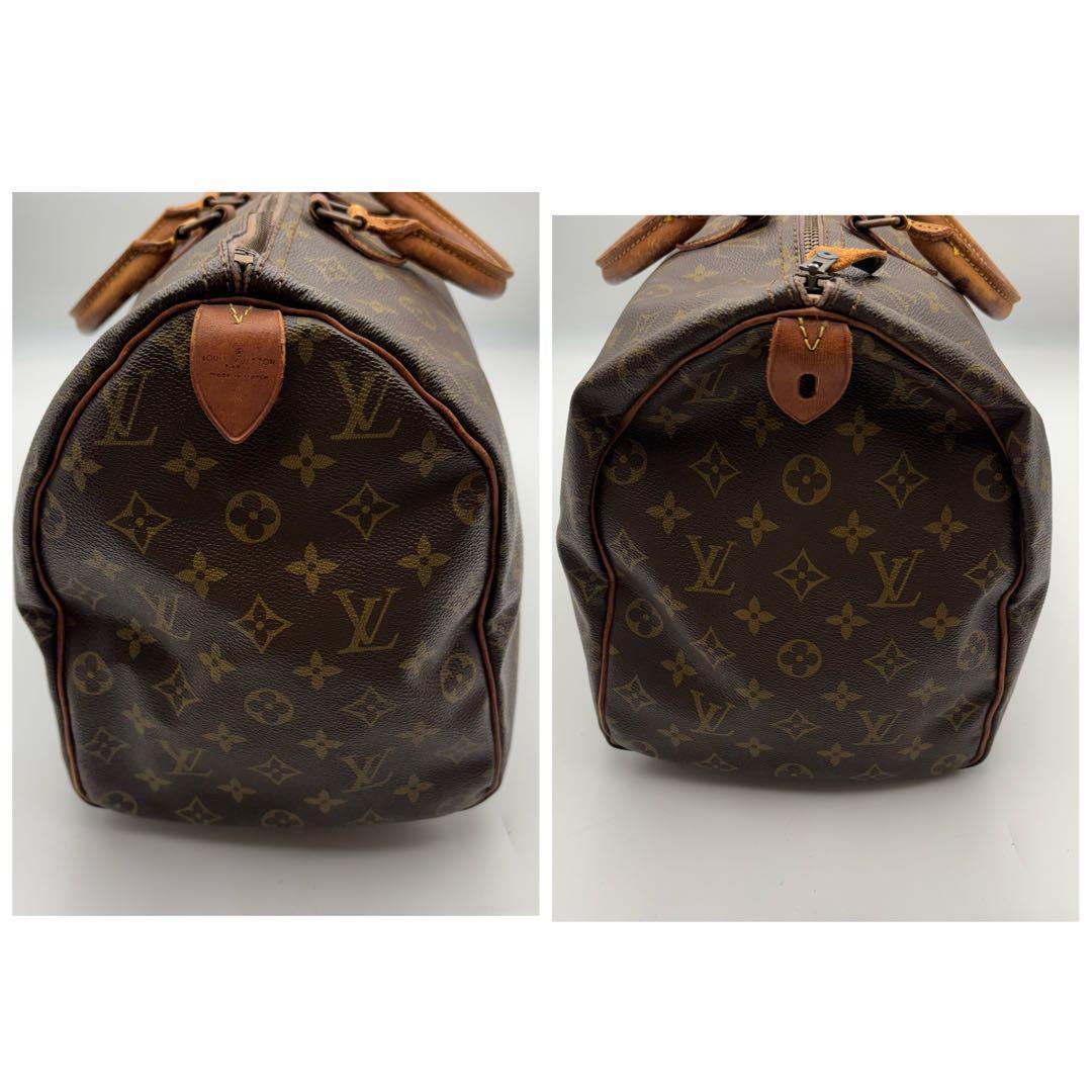 鑑定済 ルイヴィトン モノグラム スピーディ40 ボストン ハンドバッグ