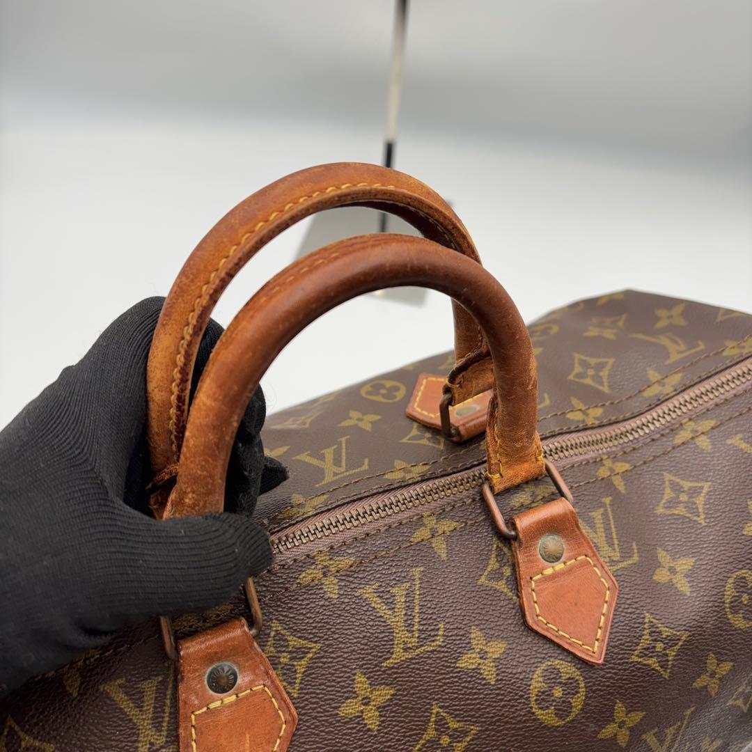 鑑定済 ルイヴィトン モノグラム スピーディ40 ボストン ハンドバッグ