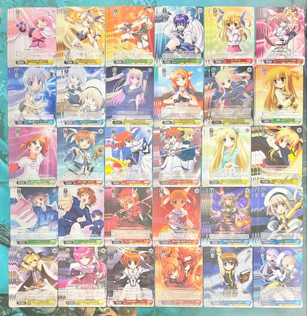 ヴァイスシュヴァルツ リリカルなのは 過去弾 各種4コン オマケ付き