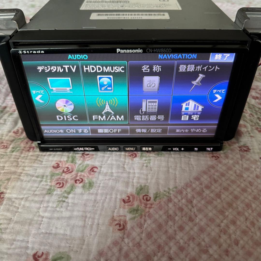 CN-HW860D パナソニック ストラーダ HDDナビゲーション