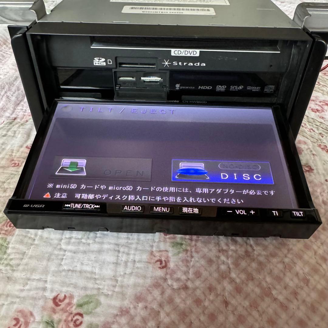 CN-HW860D パナソニック ストラーダ HDDナビゲーション