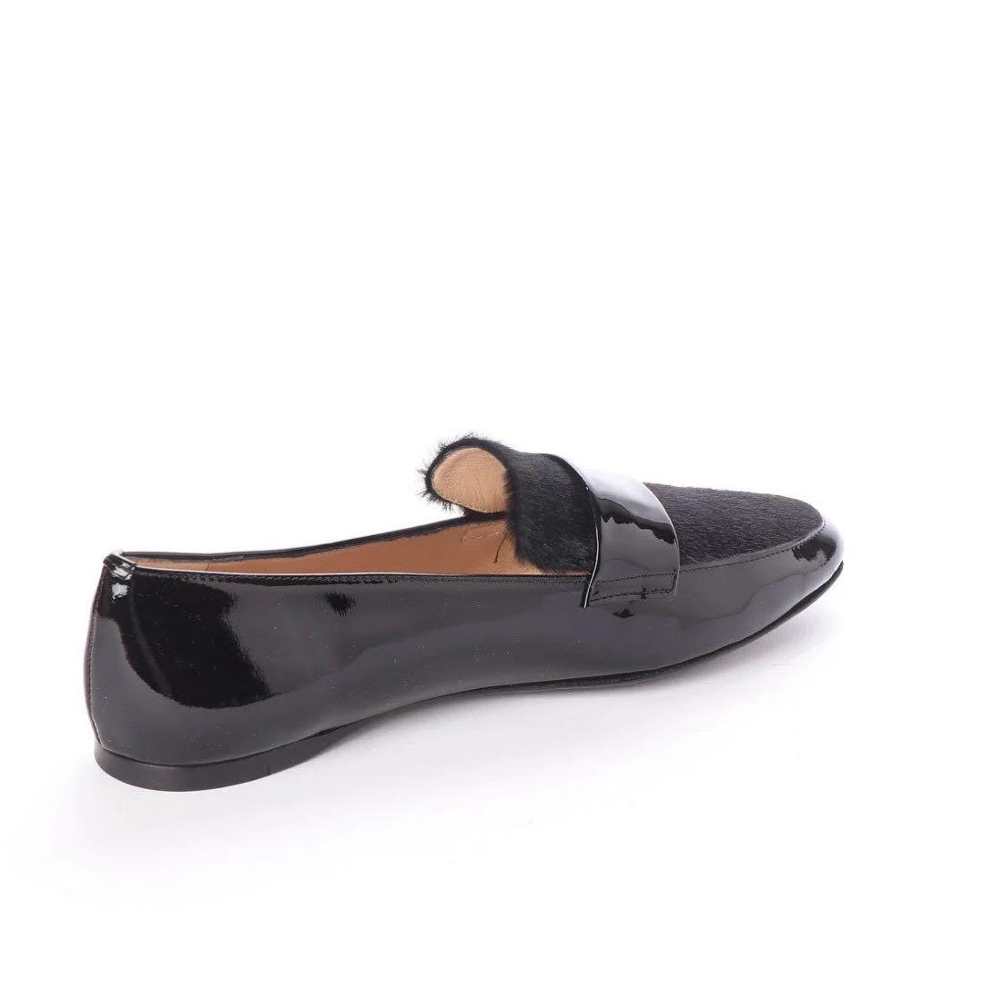 未使用⭐︎FABIO RUSCONI ローファ（ブラックコンビ）ハラコ　37