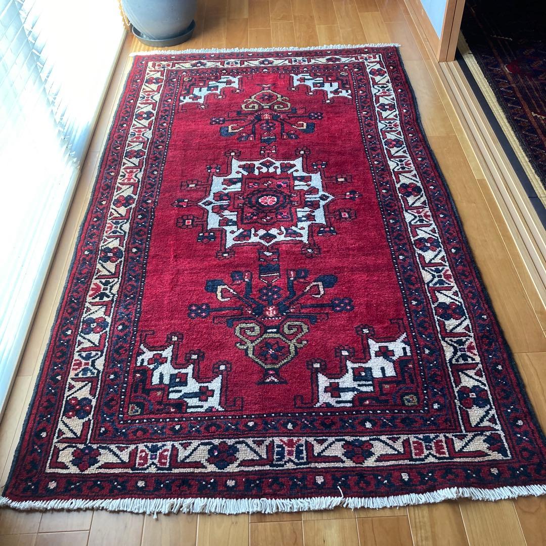 ★ naochin1102★ トライバルラグ　セミアンティーク