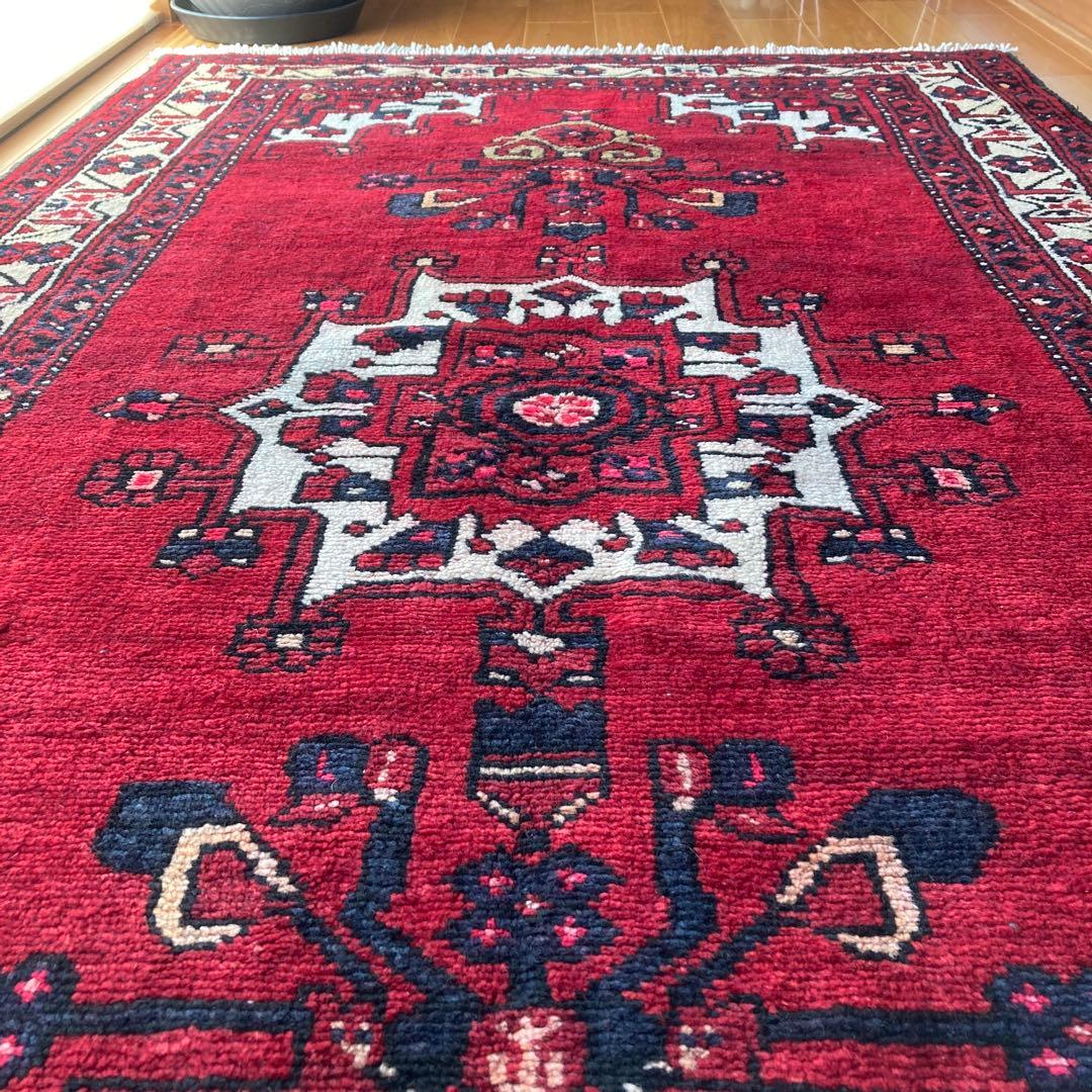 ★ naochin1102★ トライバルラグ　セミアンティーク