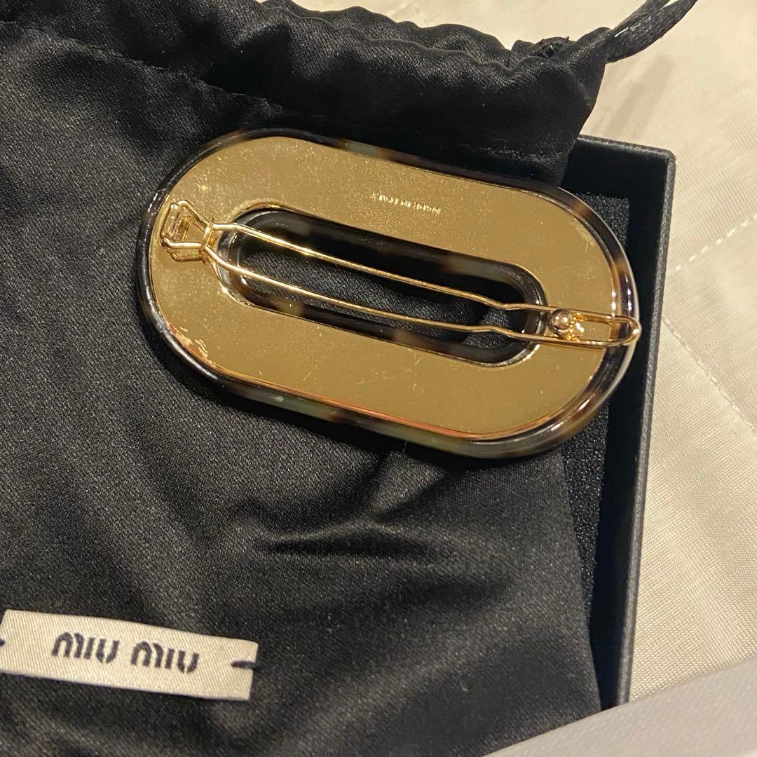 MIU MIU バレッタ べっ甲柄