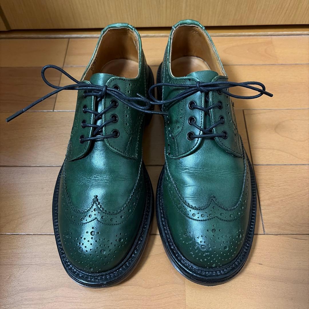 Tricker オックスフォード5659×シップスUK4グリーン