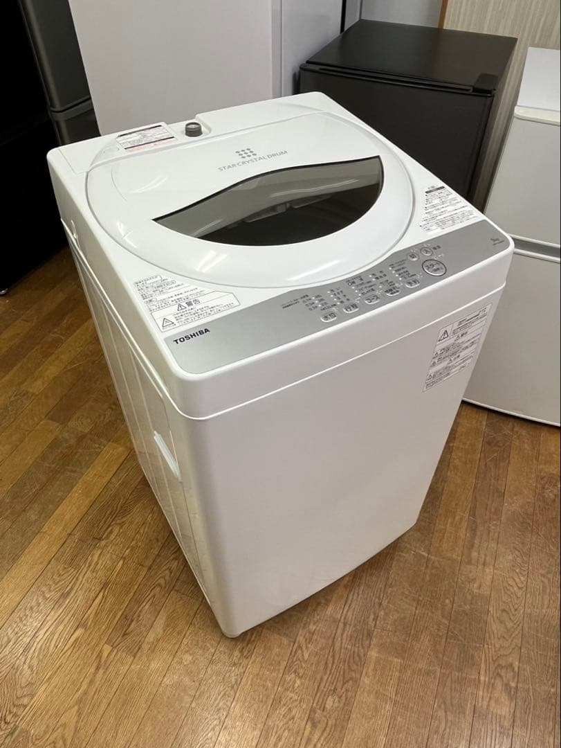 縦型洗濯機 TOSHIBA 2018年 5.0kg AW-5G6(W)