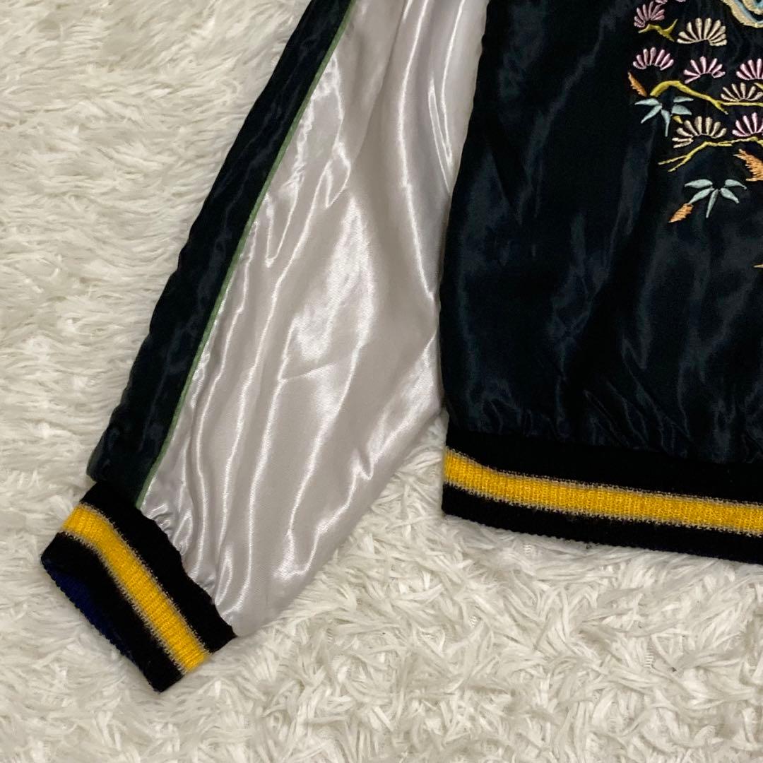 【美品】テーラー東洋 スカジャン リバーシブル 鷹 和柄 TT13608 M