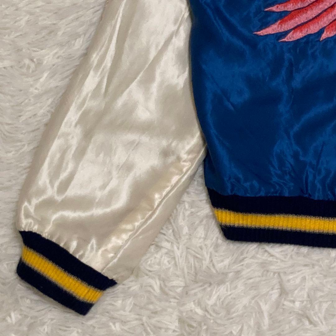 【美品】テーラー東洋 スカジャン リバーシブル 鷹 和柄 TT13608 M