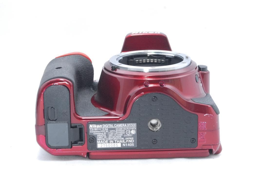 画像転送可能✨Nikon D5500 レッド　一眼レフ　　初心者　スタート