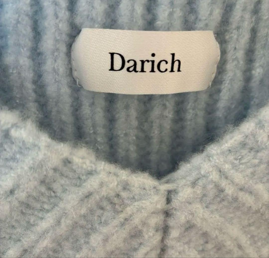 ゆちゃ ☘️ダーリッチ　ファンシービーズDDロゴボリュームニットトップス