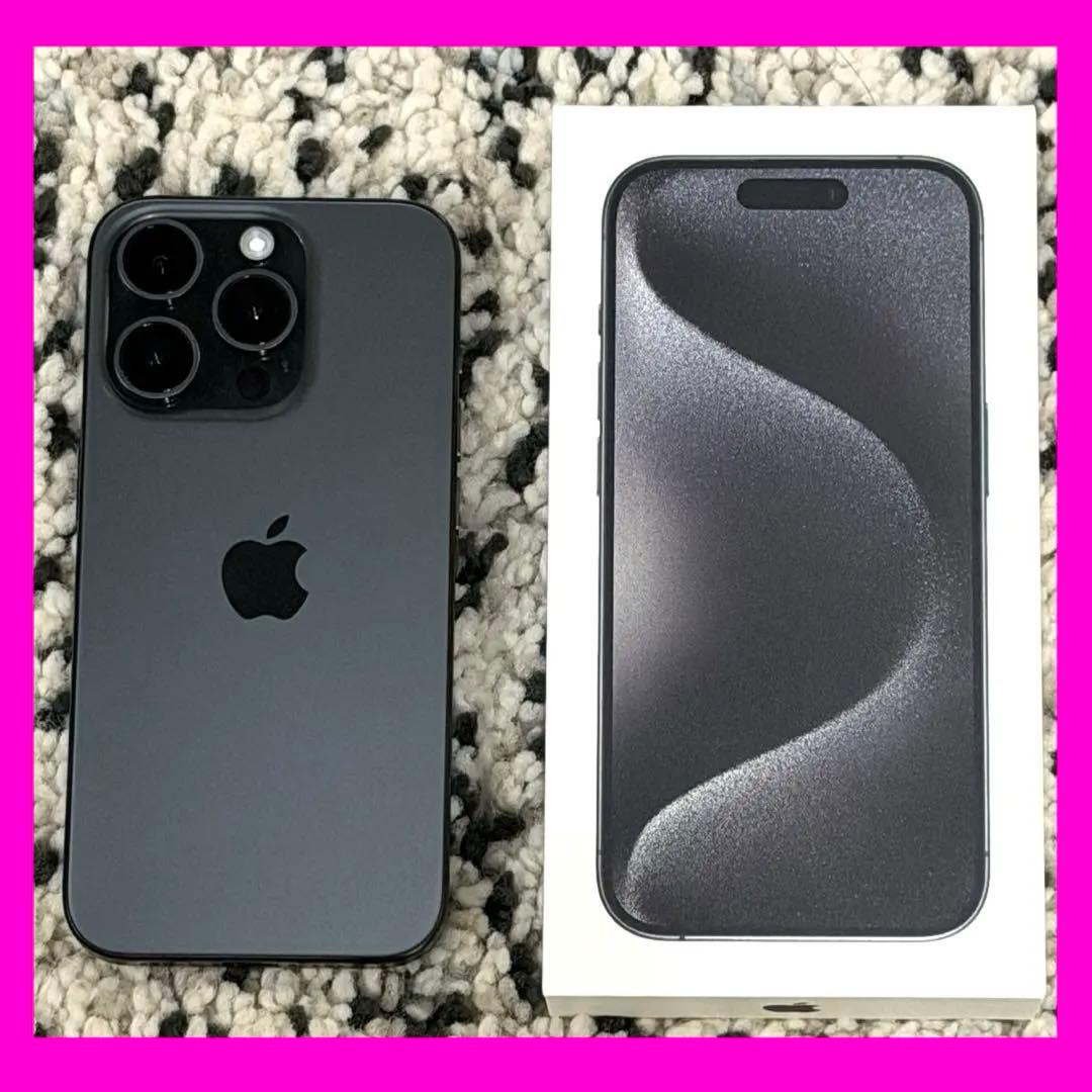 Phone15Pro 256GB SIMフリー ブラックチタニウム
