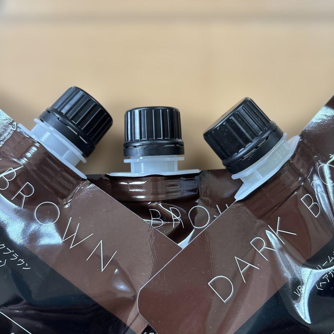 VR クロクリームシャンプー　ダークブラウン3個セット（単品購入可）新品未使用