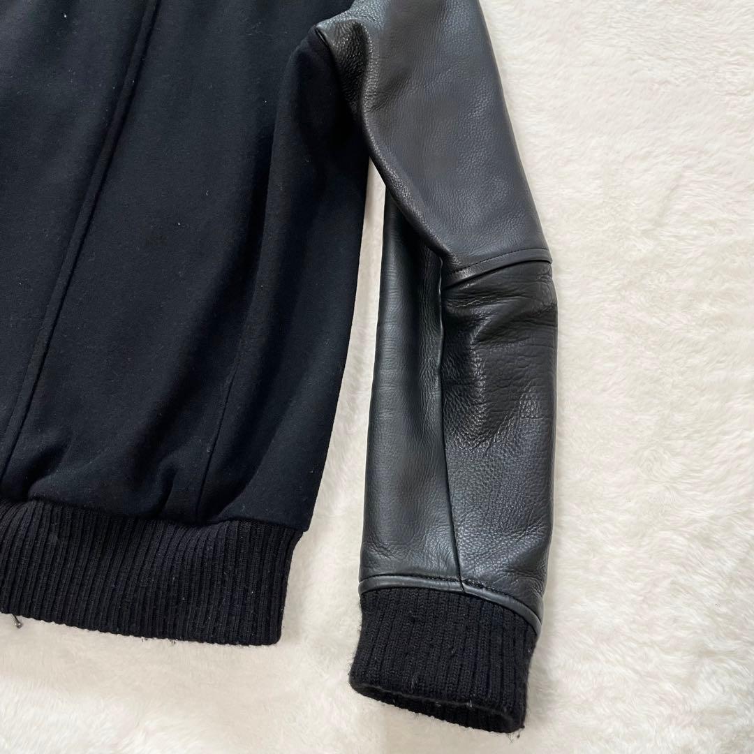 ✨️希少L✨️ATTACHMENT　ライダース　スタジャン　切り替え　レザー