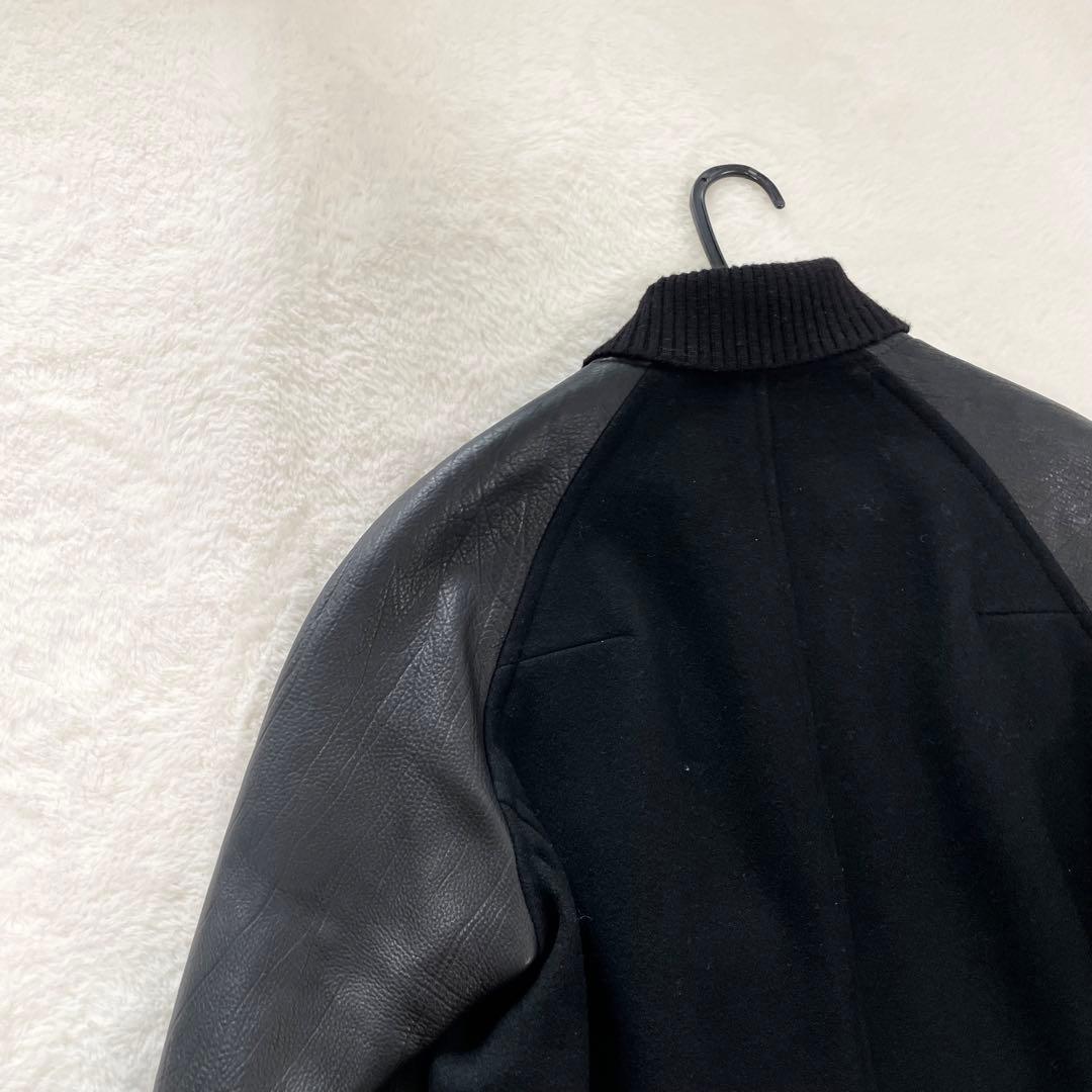 ✨️希少L✨️ATTACHMENT　ライダース　スタジャン　切り替え　レザー