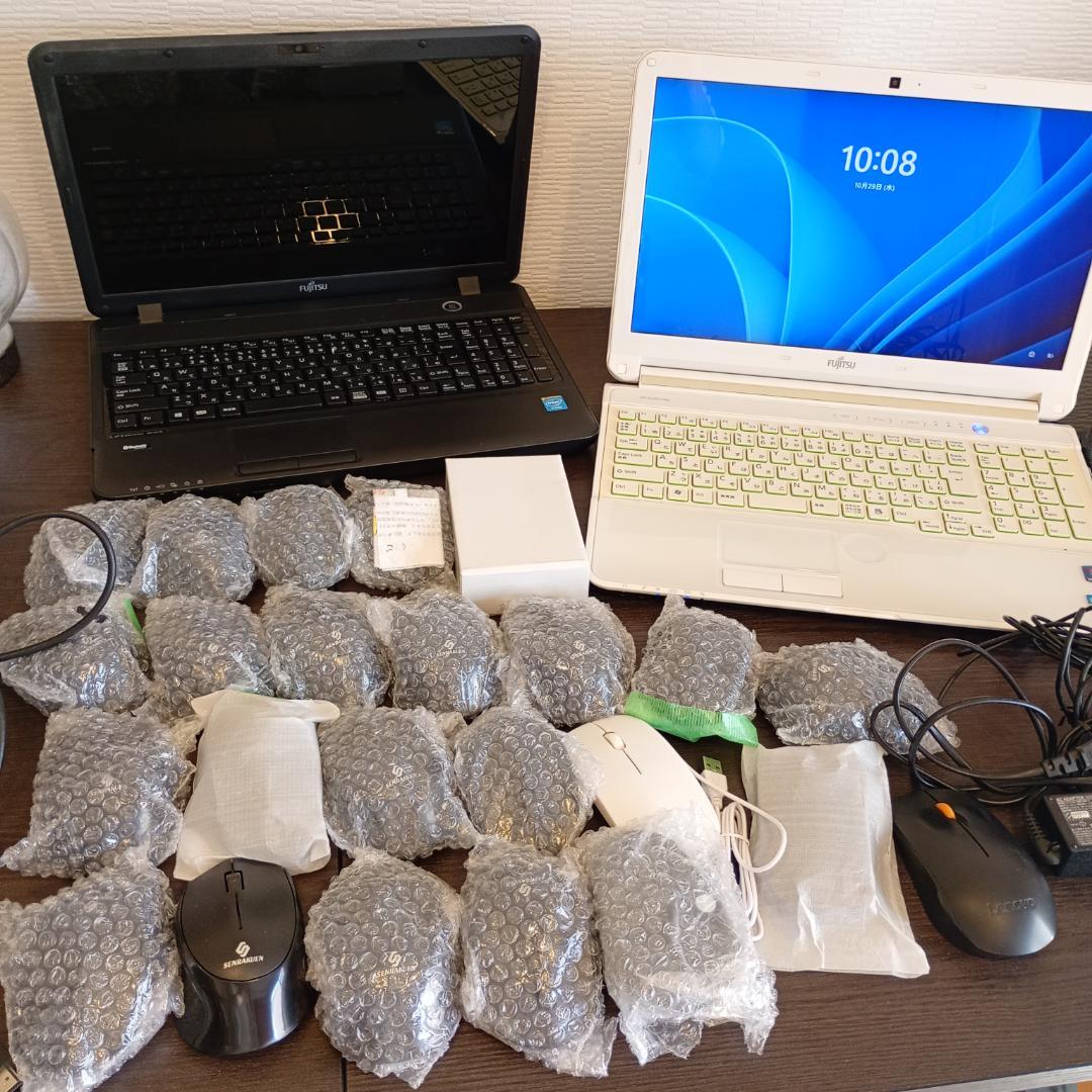 富士通 Lifebook AH54E AH30K Windows11 無線マウス