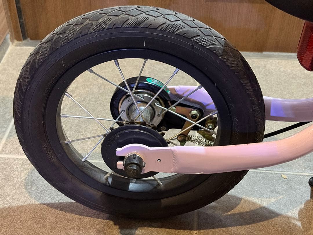 【美品】へんしんバイク2 パープル　幼児用自転車（ストライダー）