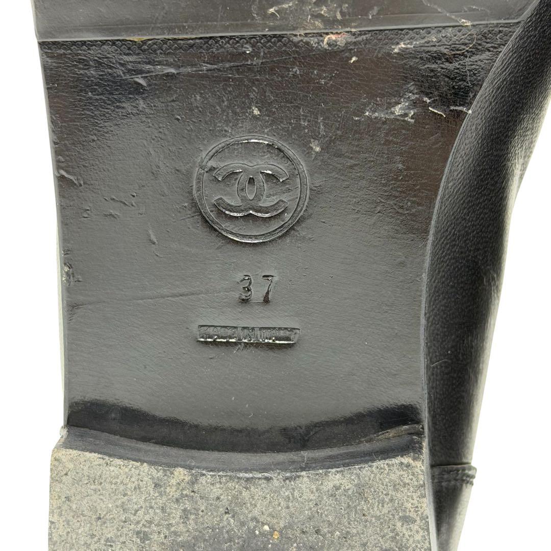 美品　CHANEL ターンロック　ローファー