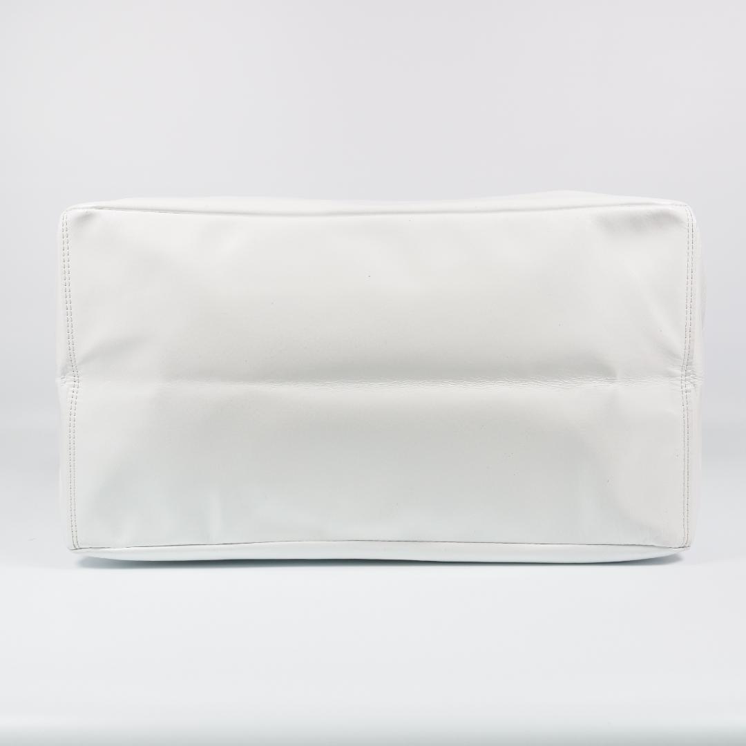 タグ付き未使用✨レン REN ボストンバッグ ホワイト ピッグスキン