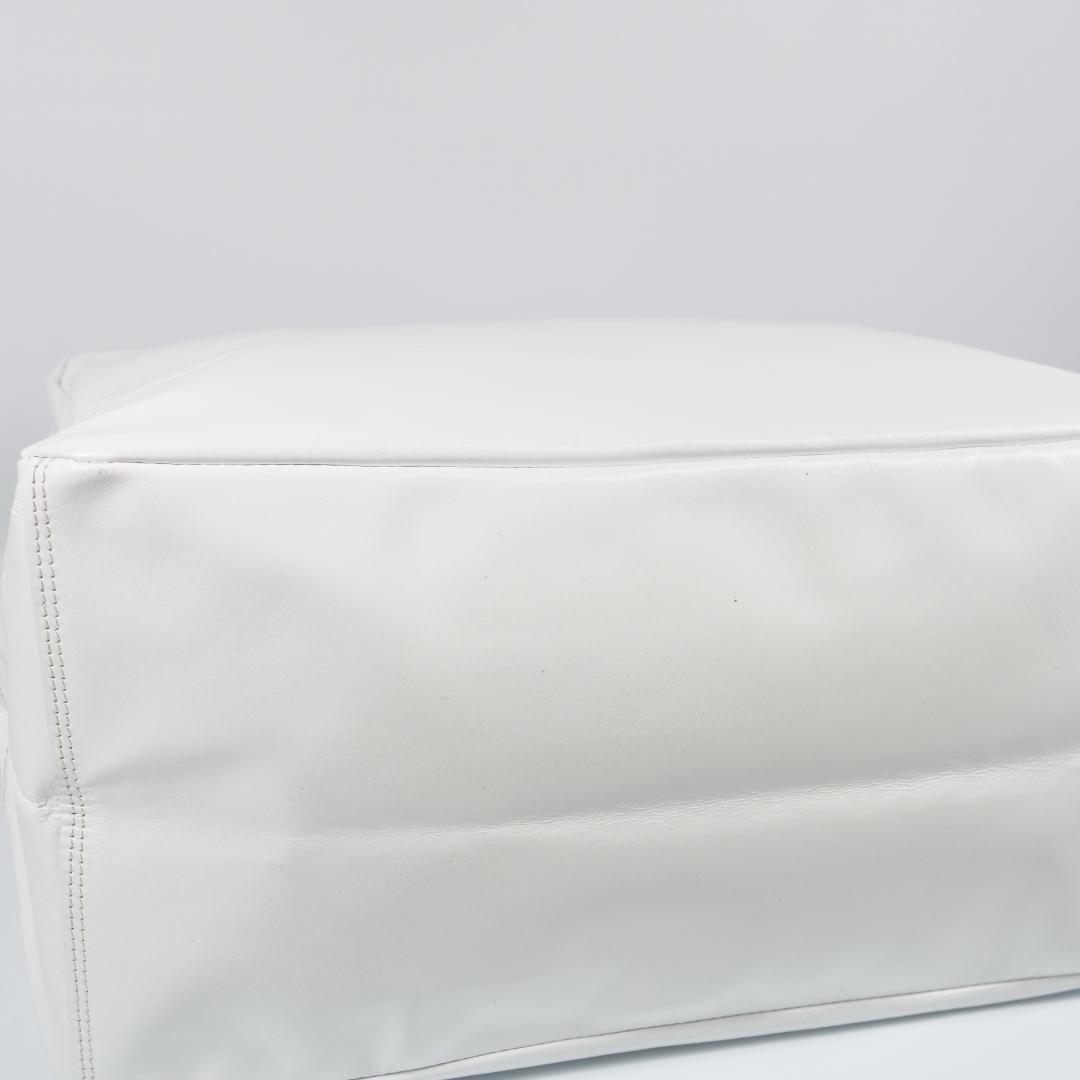 タグ付き未使用✨レン REN ボストンバッグ ホワイト ピッグスキン