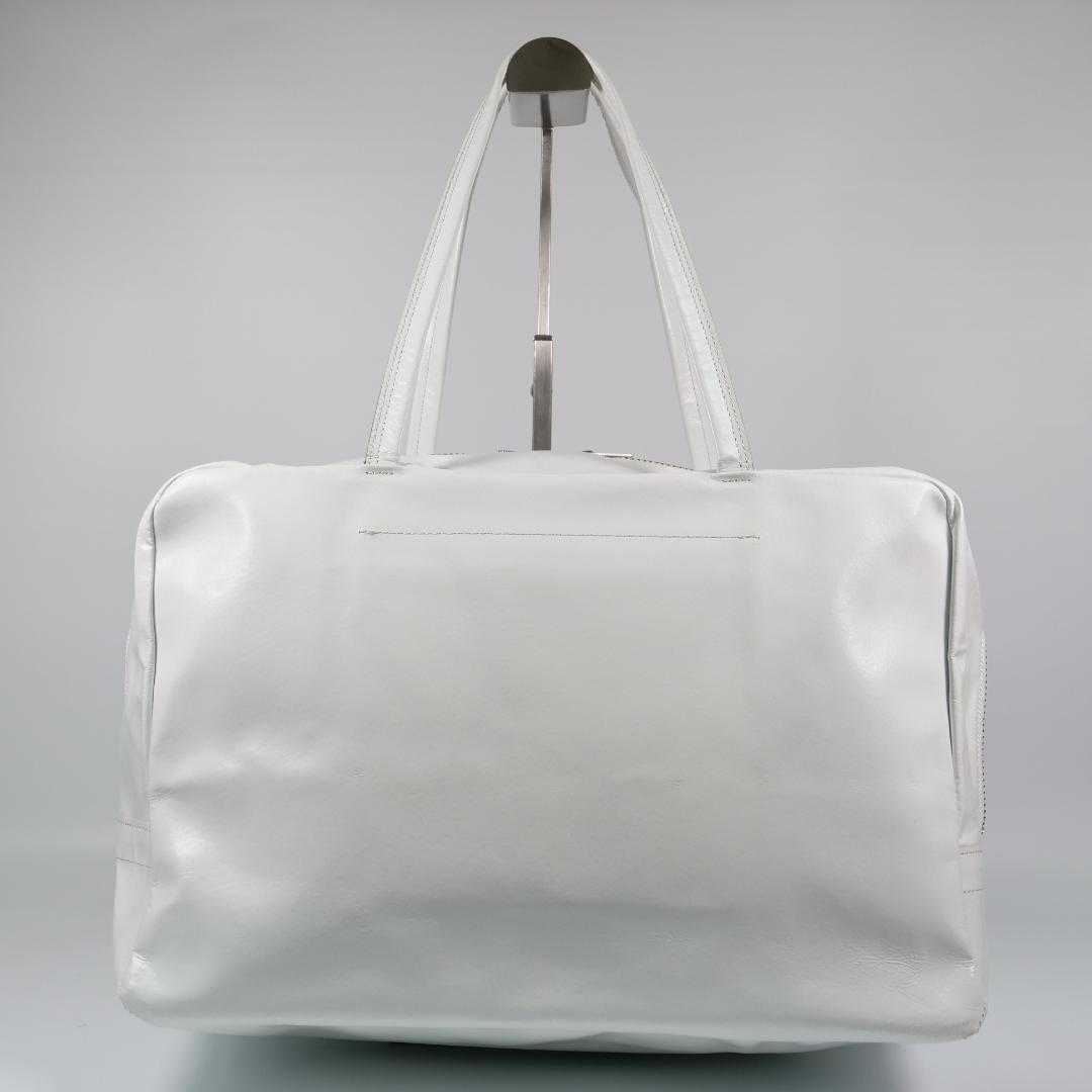 タグ付き未使用✨レン REN ボストンバッグ ホワイト ピッグスキン