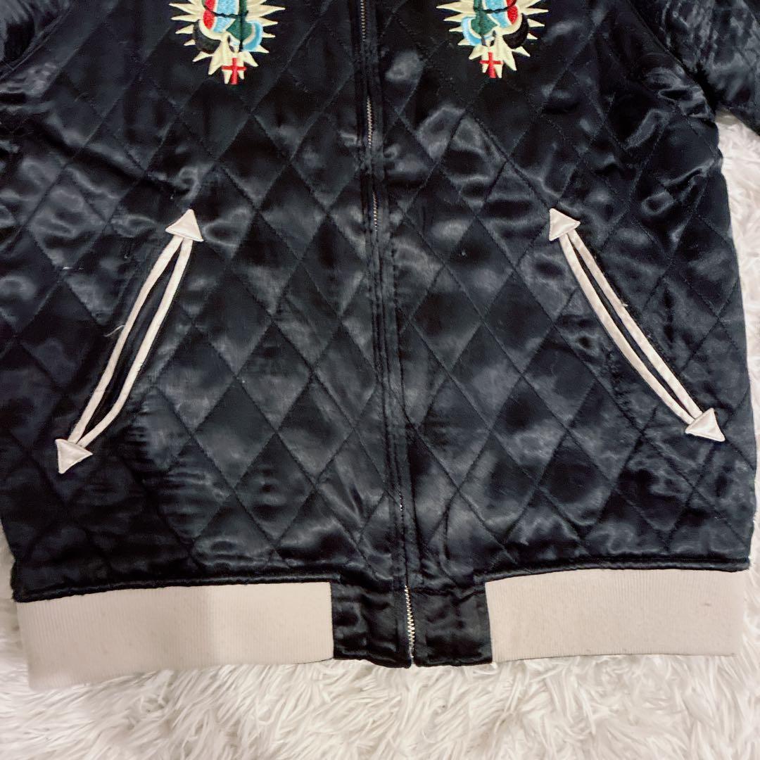 RUDE GALLERY スカジャン マリア 音符 刺繍 リバーシブル