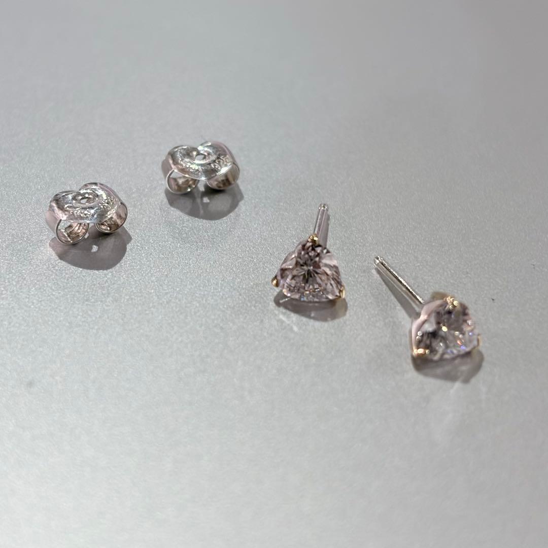 Star jewelry ハート　ピアス　k18 / 925