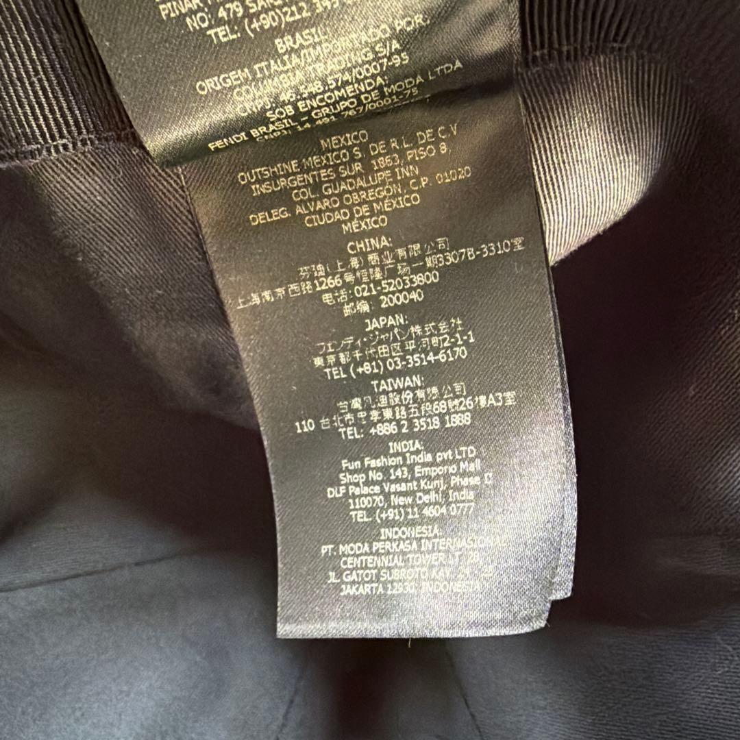 最終お値下げ正規品フェンディFENDI帽子FF柄キャップ帽ハットズッカ柄