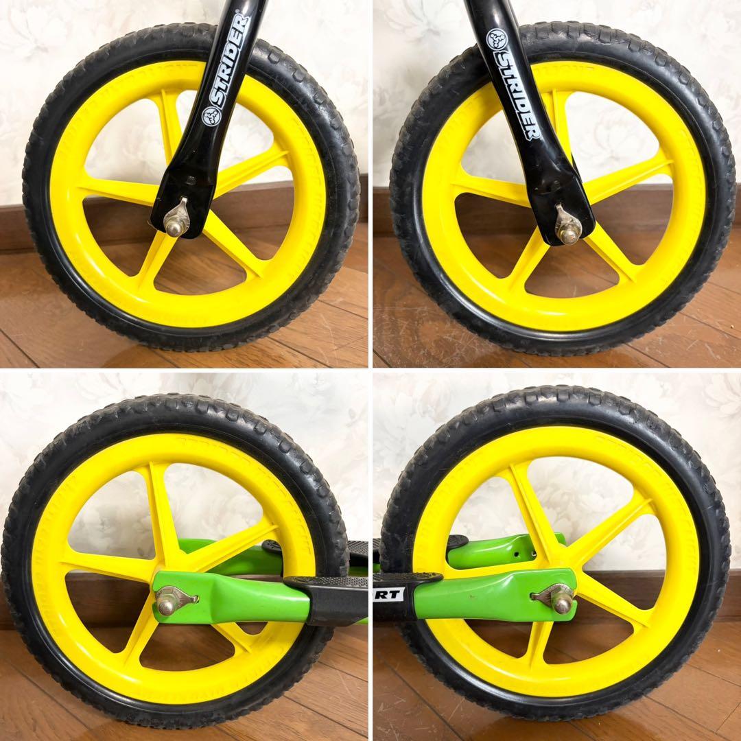 ストライダー スポーツ グリーン 12インチ スノーアタッチメント付