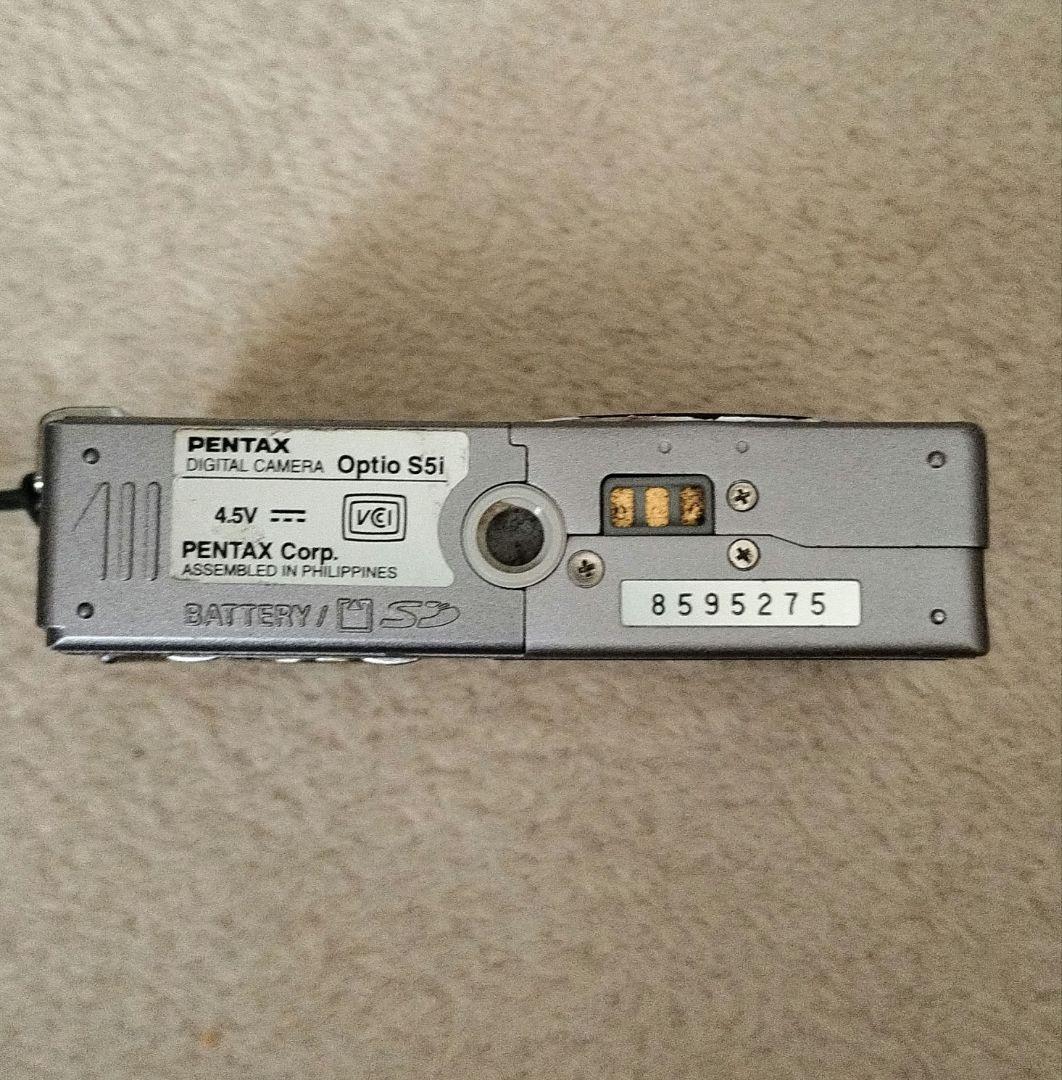 PENTAX Optio s5i コンデジ シルバー