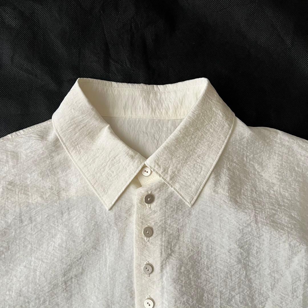 未使用タグ付 IRENISA イレニサ 長袖シャツ ブラウス 白 2025年製