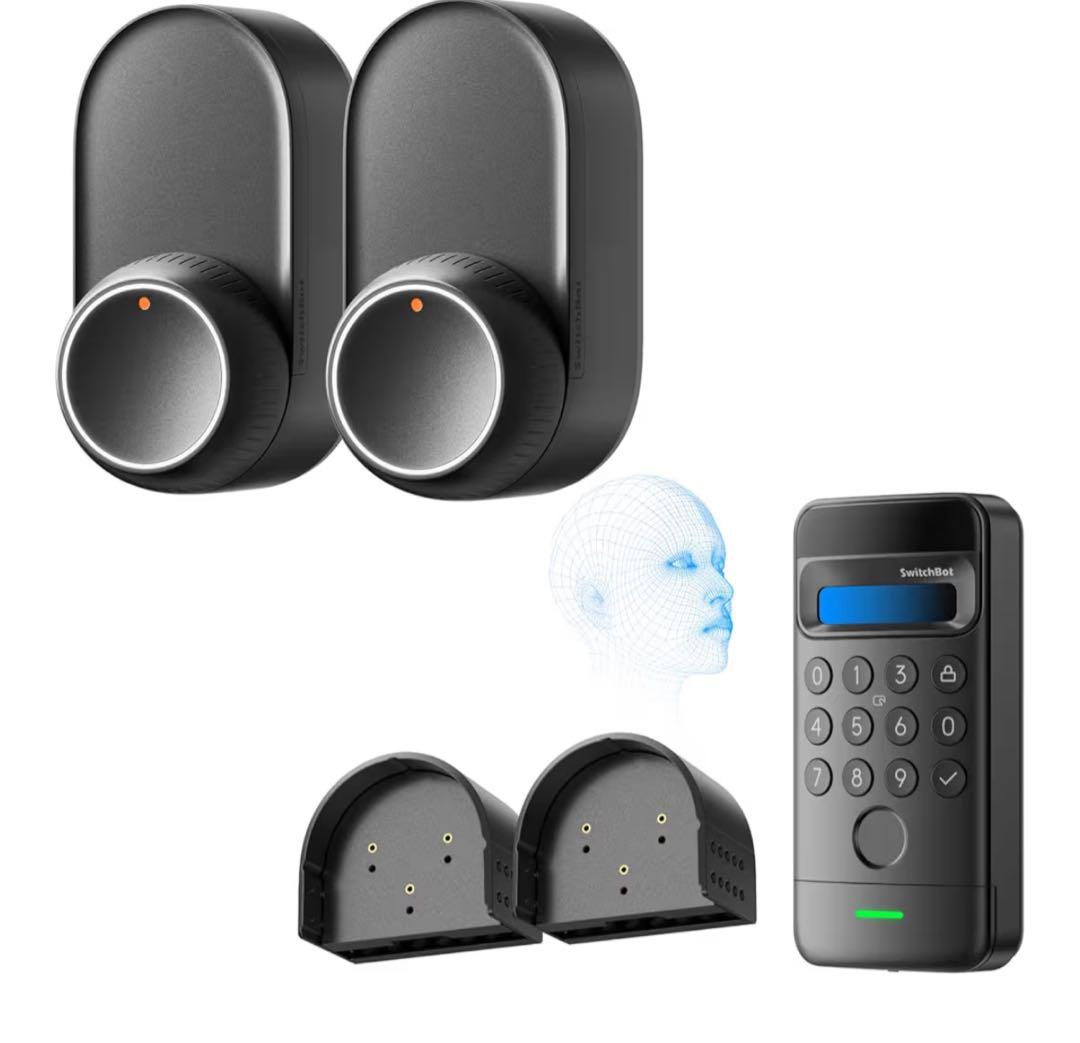SwitchBot スマートロック Ultra 顔認証パッド 高さ調節プレート
