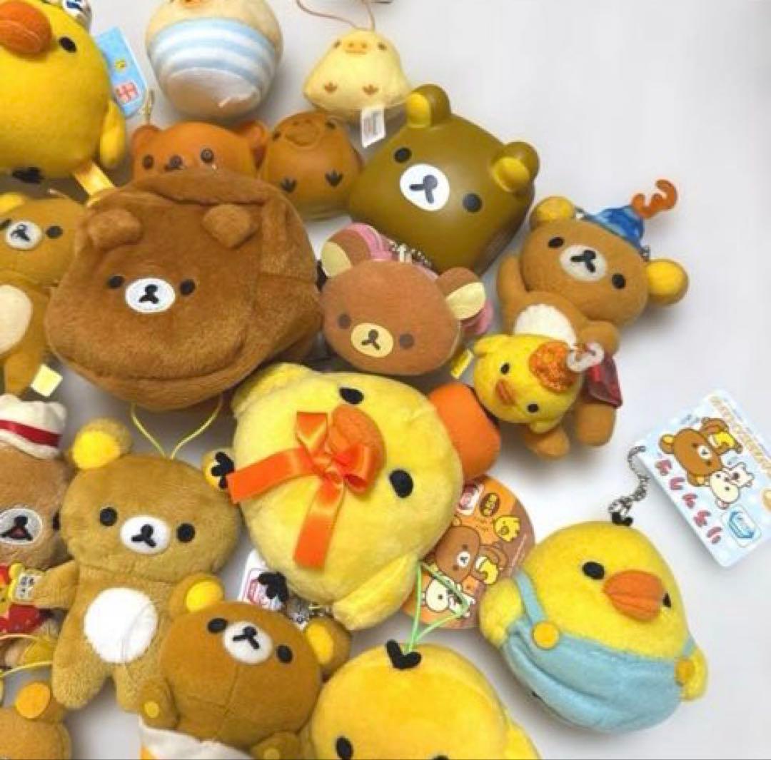 リラックマ　コリラックマ　キイロイトリ　ぬいぐるみ　マスコット　セット