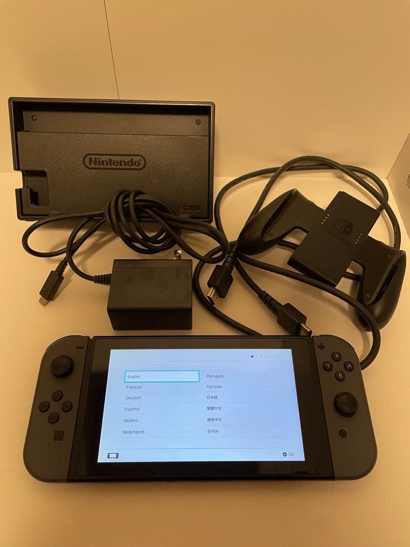 Nintendo Switch グレー 本体(箱無し)(初代)