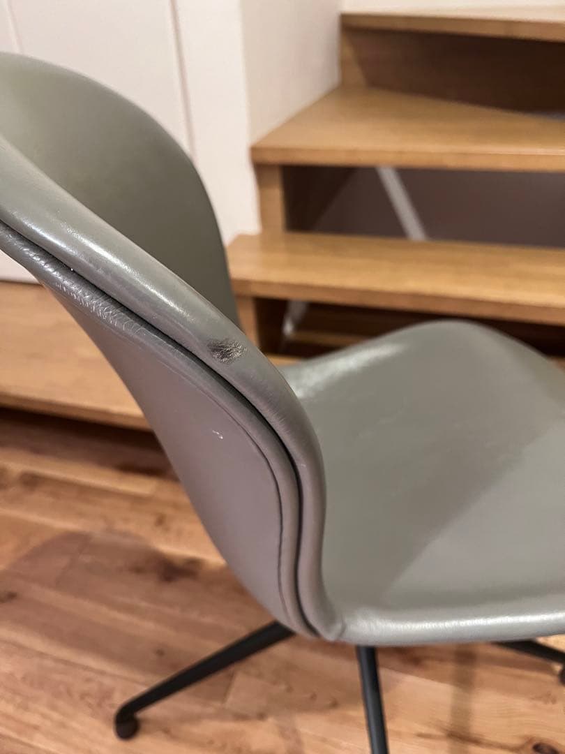 【のびさん専用】ボーコンセプト Adelaide チェア チタングレーレザー