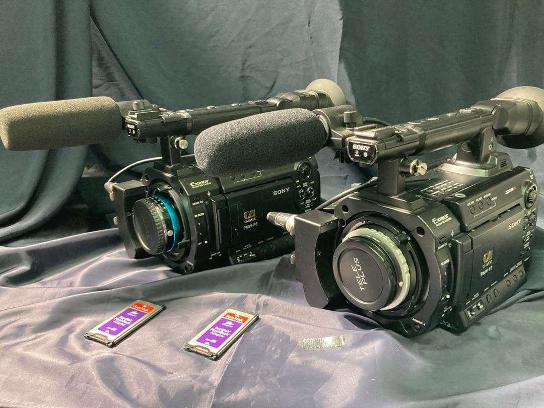 2台セット！F3 Sony 業務用ビデオカメラ 本体　おまけ付き！