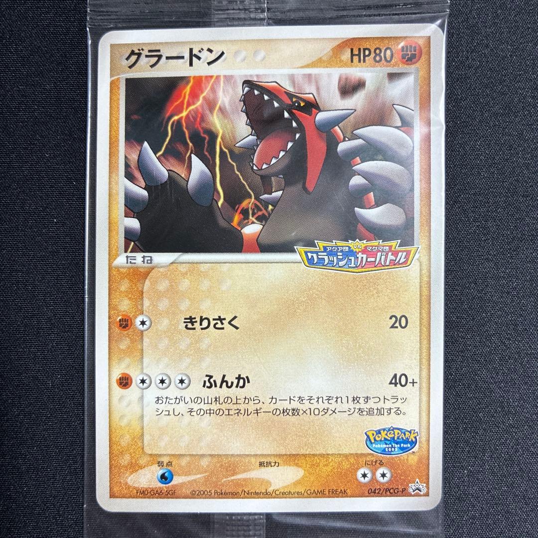 ポケパーク グラードン プロモ 042/PCG-P ポケモンカード