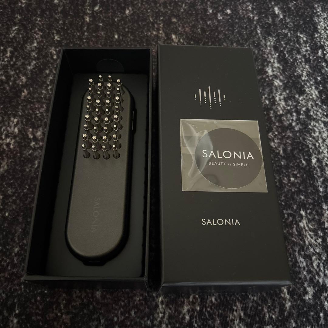 サロニア EMSリフトブラシ 3Dケア SAL24305BK ブラック