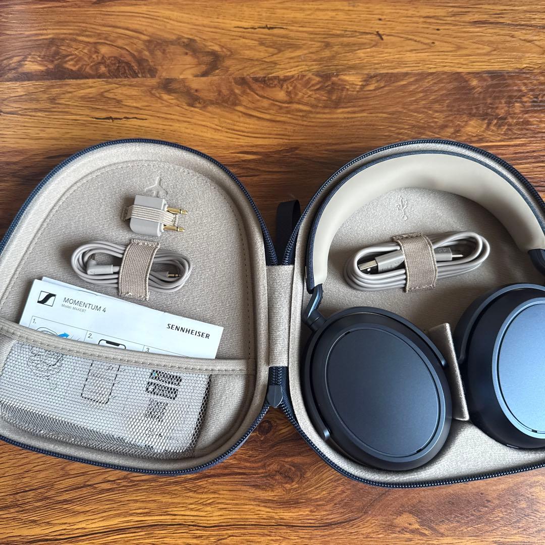 極美品 Sennheiser MOMENTUM 4 1度のみ使用