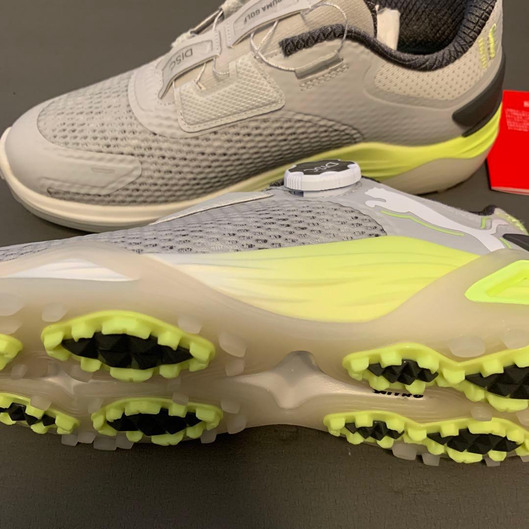 PUMA GOLF ☆プーマニトロ ゴルフシューズ ☆グレー/イエロー