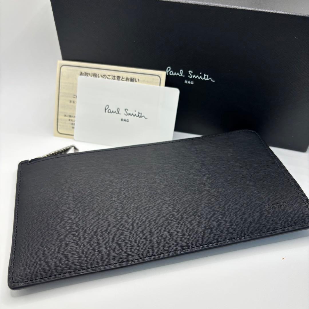 新品✨ポールスミス　薄型長財布　コンパクトウォレット　L字ファスナー