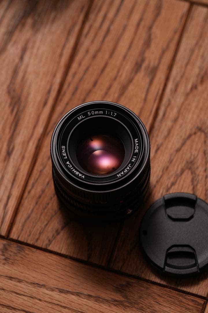 YASHICA ML 50mm F1.7 オールドレンズ