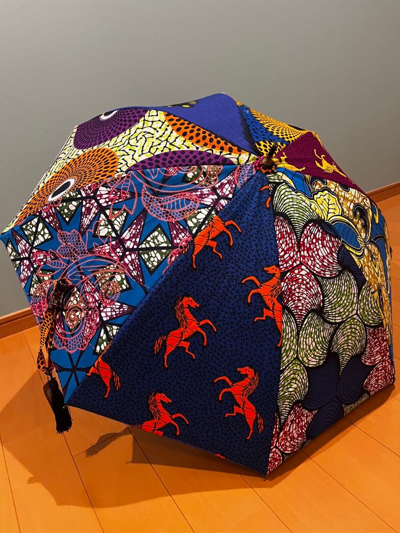 アフリカン　日傘　【878】
