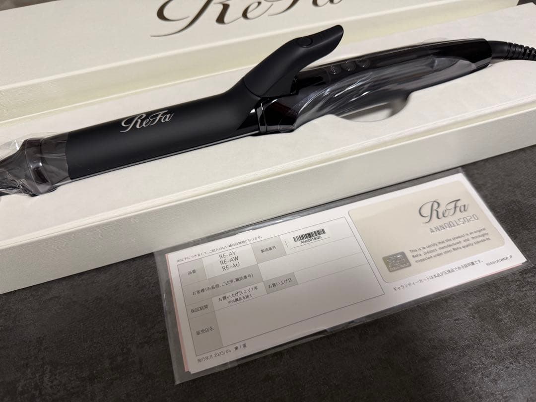 ReFa カールヘアアイロン ブラック 32mm