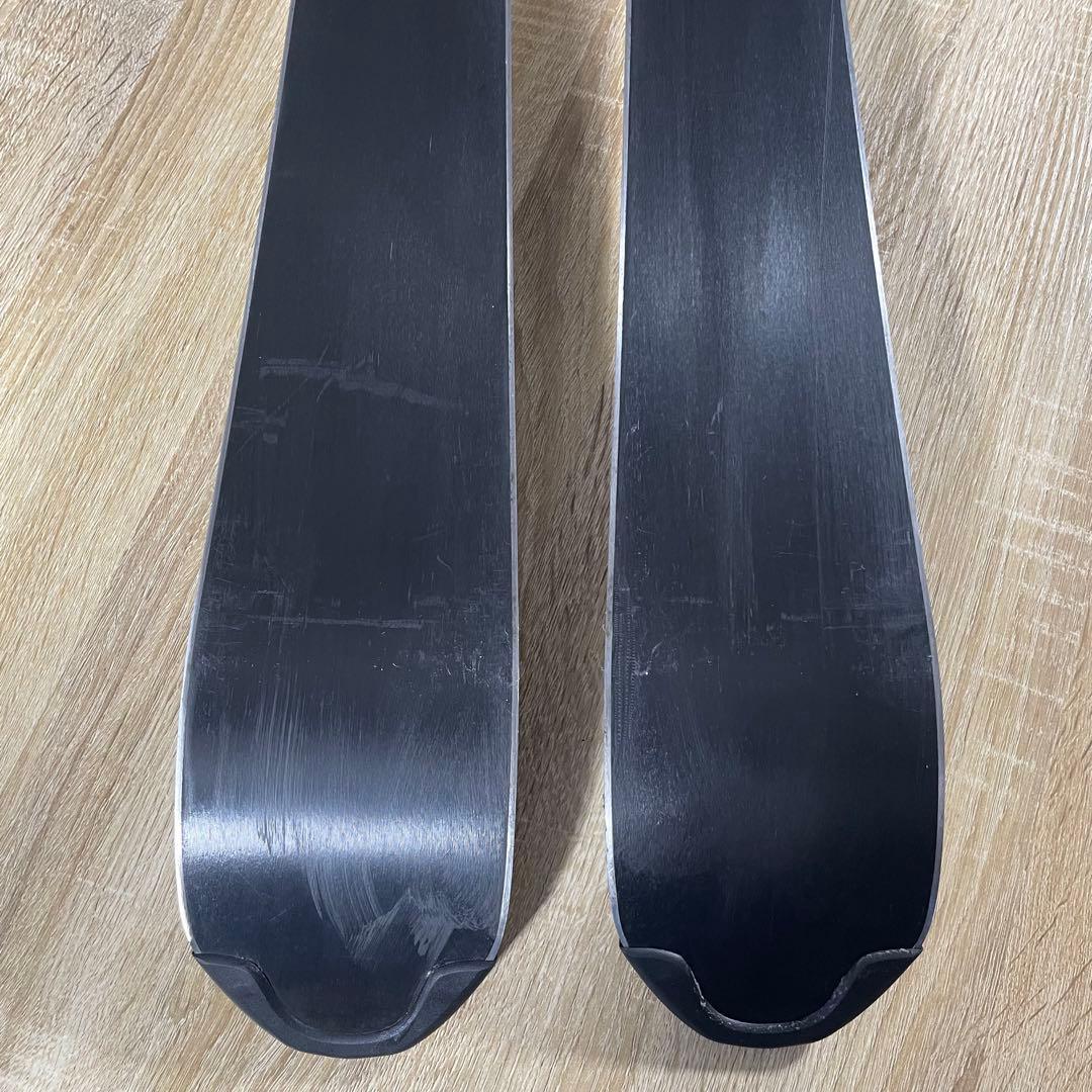 SALOMON162cm ROSSIGNOL26.5cmストック付きスキーセット