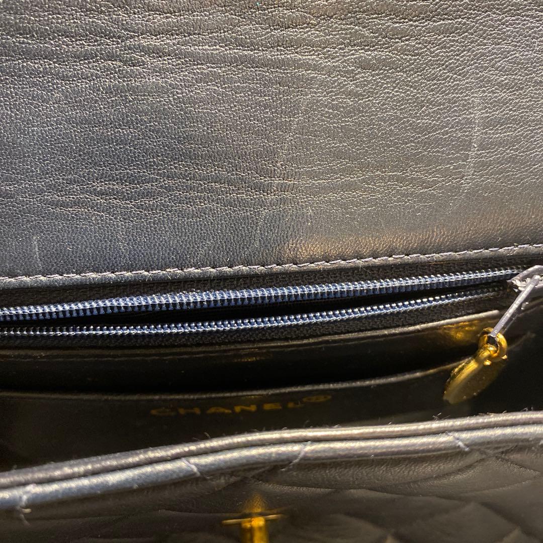 CHANEL レア品　マトラッセ　バック　クラッチバックネイビー