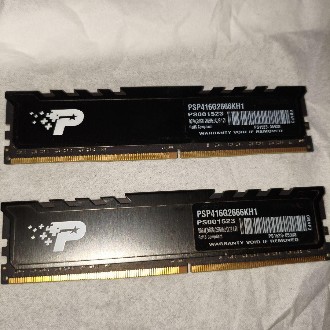 PSP416G2666KH1 16GB (2x8GB)メモリー