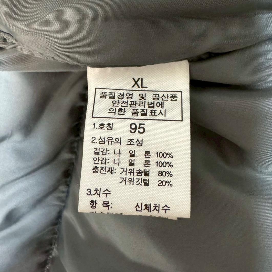 ノースフェイス ダウンジャケット 海外限定 ロゴ刺繍 ブルー レディース XL