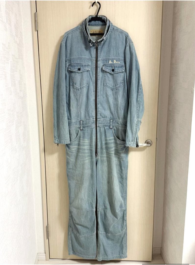 レア アヴィレックス AVIREX デニム オールインワン つなぎ