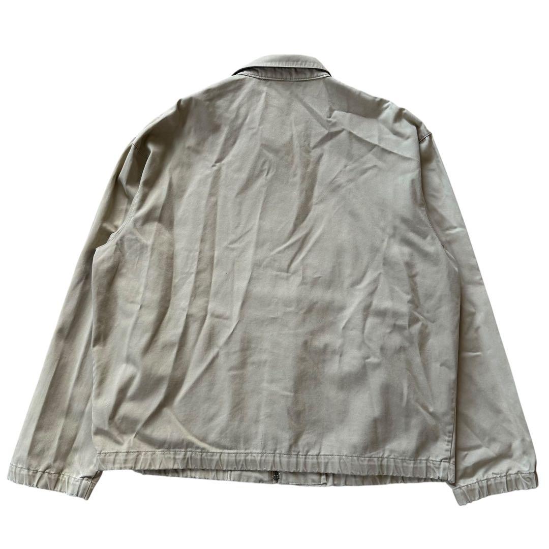 90s ラルフローレン スイングトップ ブルゾン ポニー刺繍 ベージュ 大きめM